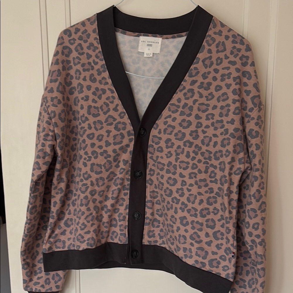 Women's Leopard Print Cardigan
